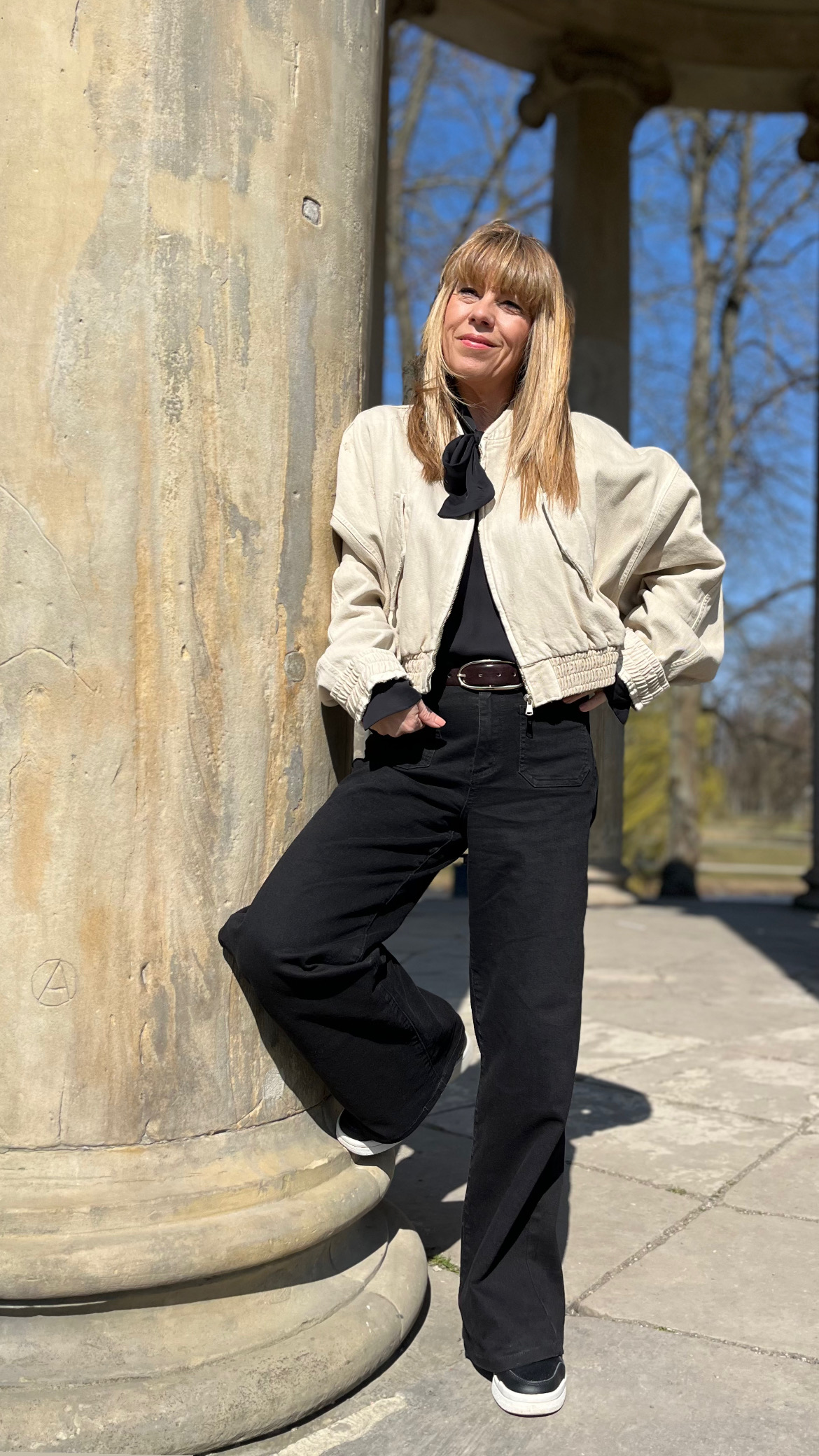 Bomber Jacke Canvas 12 Jahre alt.